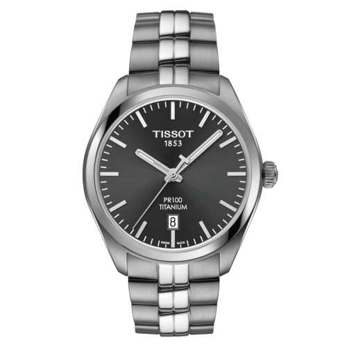 Tissot PR 100 Quartz 39 Titanium / Grey / Bracelet
